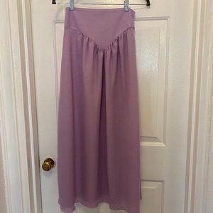 Zara Purple Midi Skirt